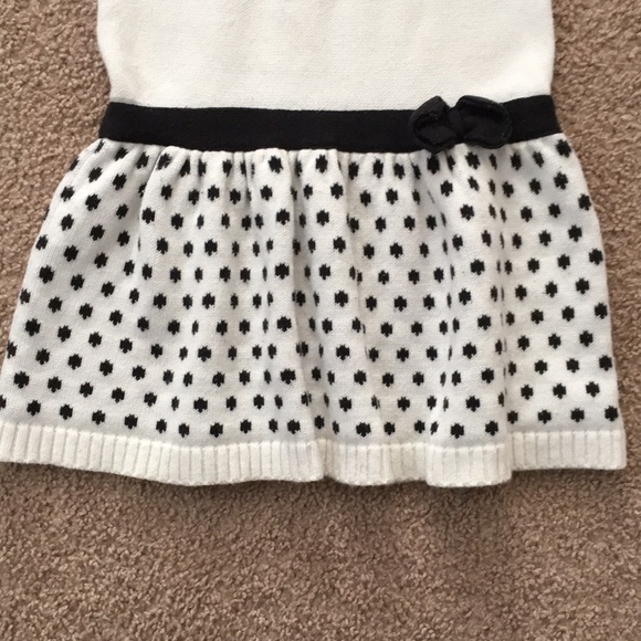 Girl's Short Sleeve Sweater Dress - Picture 3 of 4